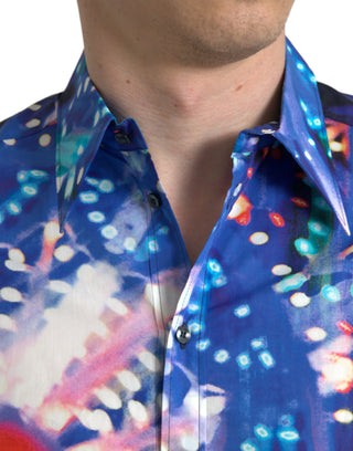 Multicolor Luminarie Slim Martini Shirt