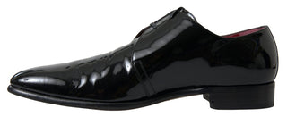 Elegant Black Patent Leather Formal Men's Shoes