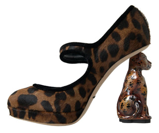 Elegant Leopard Heel Pumps For Chic Sophistication