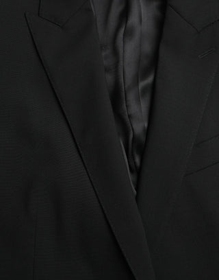 Black Martini Wool Formal 2 Piece Suit