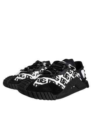 Black Logo Lace Up Low Top Ns1 Sneakers Shoes