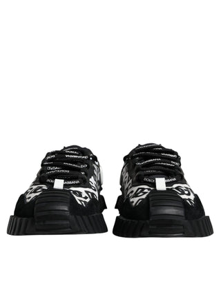 Black Logo Lace Up Low Top Ns1 Sneakers Shoes