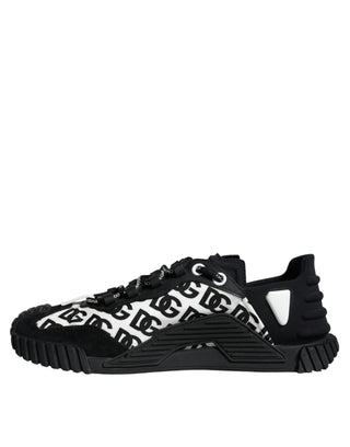 Black Logo Lace Up Low Top Ns1 Sneakers Shoes