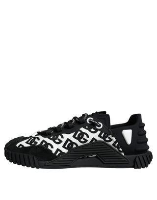 Black Logo Lace Up Low Top Ns1 Sneakers Shoes