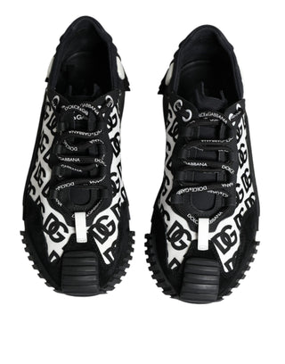 Black Logo Lace Up Low Top Ns1 Sneakers Shoes