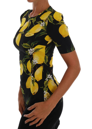 Sicilian Lemon Print Silk Blouse - Luxury for You