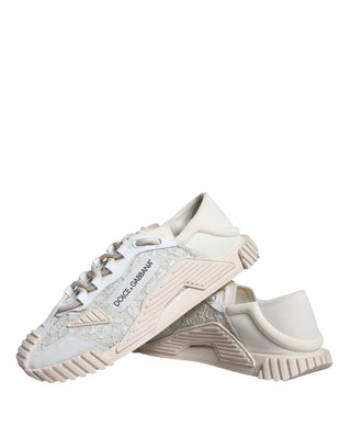 White Lace Ns1 Low Top Sneaker Sports Shoes