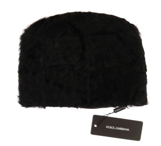 Elegant Black Xiangao Fur Beanie Hat - Luxury for You