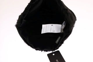 Elegant Black Xiangao Fur Beanie Hat - Luxury for You