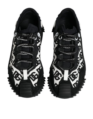 Black Logo Lace Up Low Top Ns1 Sneakers Shoes