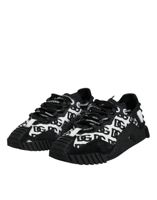 Black Logo Lace Up Low Top Ns1 Sneakers Shoes