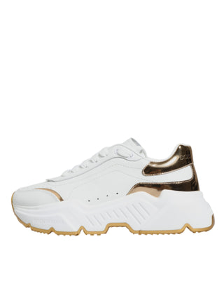 White Gold Daymaster Low Top Sneakers Shoes