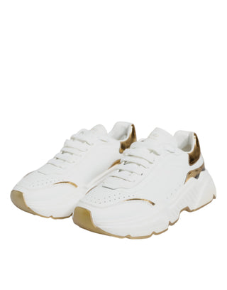 White Gold Daymaster Low Top Sneakers Shoes