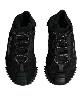 Black Lace Up Low Top Ns1 Sneakers Shoes