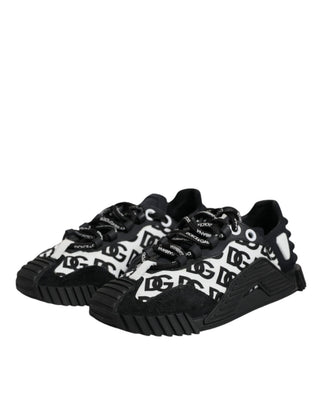 Black Logo Lace Up Low Top Ns1 Sneakers Shoes