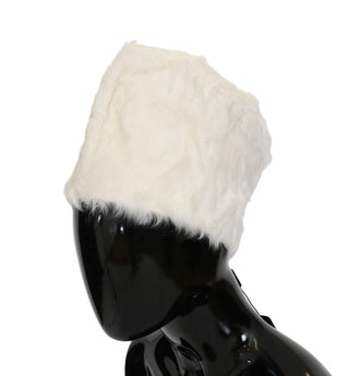 Elegant White Fur Beanie Luxury Winter Hat - Luxury for You