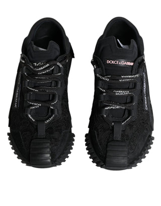 Black Nylon Low Top Ns1 Sneakers Shoes