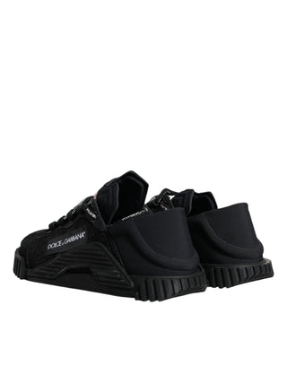 Black Nylon Low Top Ns1 Sneakers Shoes