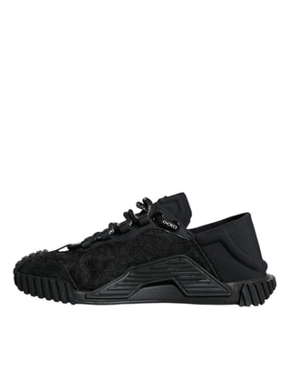 Black Nylon Low Top Ns1 Sneakers Shoes