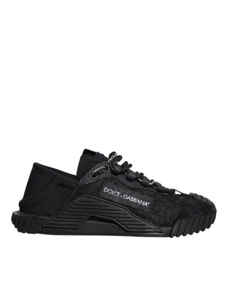 Black Nylon Low Top Ns1 Sneakers Shoes