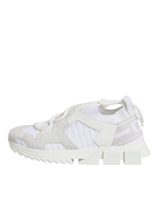 White Mesh Sorrento Trekking Sneakers Shoes