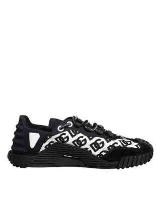 Black Logo Lace Up Low Top Ns1 Sneakers Shoes