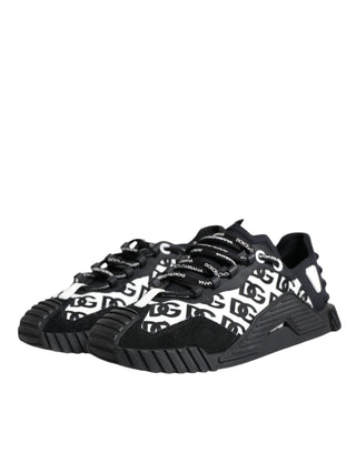 Black Logo Lace Up Low Top Ns1 Sneakers Shoes