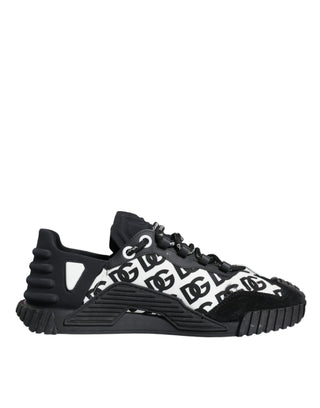 Black Logo Lace Up Low Top Ns1 Sneakers Shoes