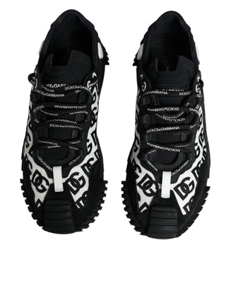 Black Logo Lace Up Low Top Ns1 Sneakers Shoes