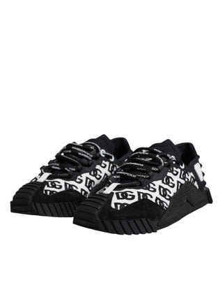 Black Logo Lace Up Low Top Ns1 Sneakers Shoes