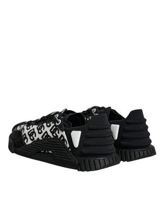 Black Logo Lace Up Low Top Ns1 Sneakers Shoes