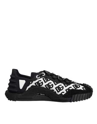 Black Logo Lace Up Low Top Ns1 Sneakers Shoes