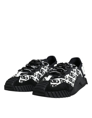 Black Logo Lace Up Low Top Ns1 Sneakers Shoes