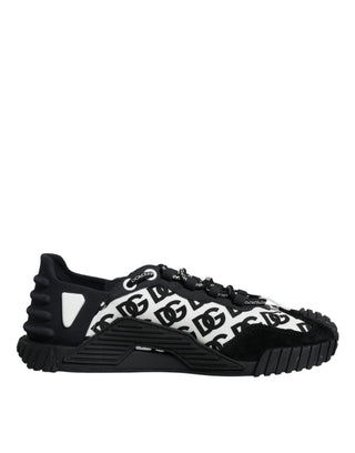 Black Logo Lace Up Low Top Ns1 Sneakers Shoes