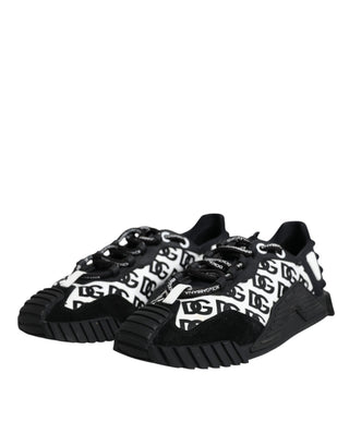 Black Logo Lace Up Low Top Ns1 Sneakers Shoes