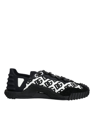 Black Logo Lace Up Low Top Ns1 Sneakers Shoes