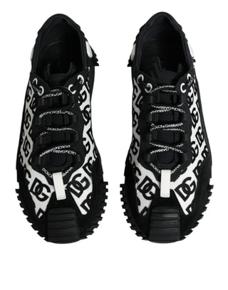 Black Logo Lace Up Low Top Ns1 Sneakers Shoes