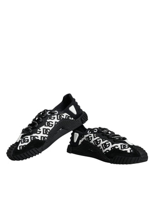 Black Logo Lace Up Low Top Ns1 Sneakers Shoes