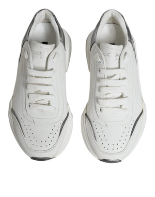 Silver White Daymaster Low Top Sneakers Shoes