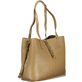 Beige Polyethylene Handbag