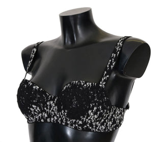 Elegant Black Floral Lace Silk Bra - Luxury for You