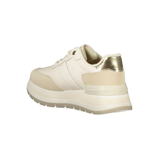 Beige Polyester Sneaker