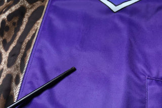 Purple Year Of The Pig Full Zip Bomber Jacket