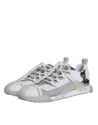 White Silver Low Top Ns1 Sneakers Shoes