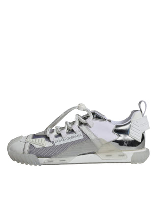 White Silver Low Top Ns1 Sneakers Shoes