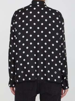 Shirt With Polka-dot Print