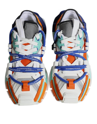 Multicolor Panelled Space Men Sneakers Shoes