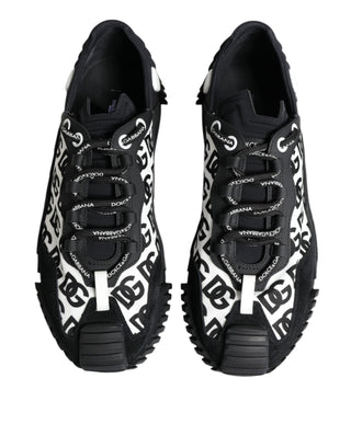 Black Logo Lace Up Low Top Ns1 Sneakers Shoes