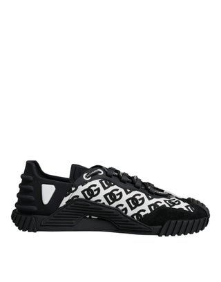 Black Logo Lace Up Low Top Ns1 Sneakers Shoes