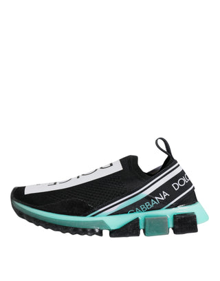 Black Blue Sorrento Slip On Sneakers Shoes